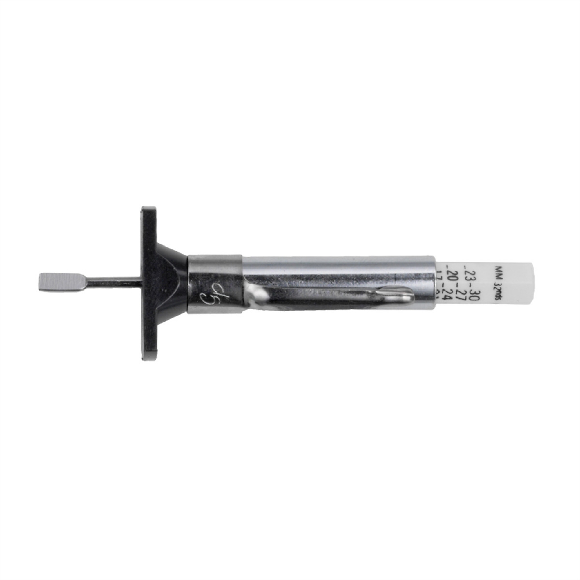 Grey Pneumatic SAE/Metric Tread Depth Gauge — Nylon and Metal Construction, Easy-to-Read, Model# GRE1625M